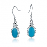 Pineapple Earrings   - ss.Turquoise