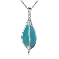 Maile Pendant   - ss.Turquoise