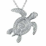 SS Turtle Pendant