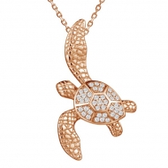 SS Turtle Pendant