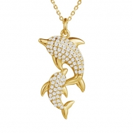 SS Dolphin Pendant