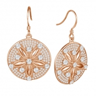 SS Sand Dollar  Earrings