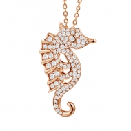 SS Seahorse Pendant