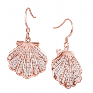 SS Sunrise Shell  Earrings