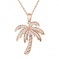 SS Palm Tree  Pendant