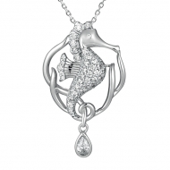 SS Sea Horse  Pendant