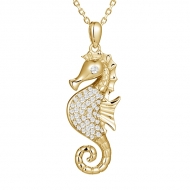 SS Sea Horse  Pendant