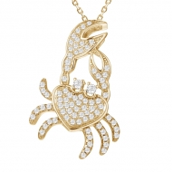 SS Crab Pendant