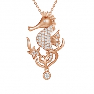 SS Seahorse Pendant