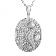 SS Seahorse Pendant