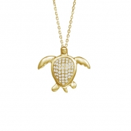 SS Turtle Pendant