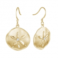 SS Sand Dollar  Earrings