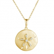 SS Sand Dollar  Pendant