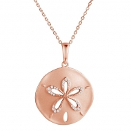 SS Sand Dollar  Pendant