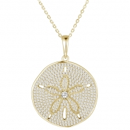 SS Sand Dollar  Pendant