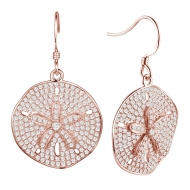 SS Sand Dollar  Earrings