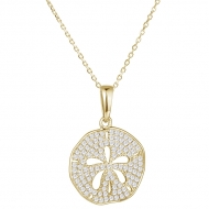 SS Sand Dollar  Pendant