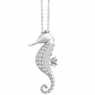 SS Sea Horse  Pendant