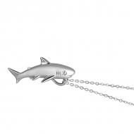 SS 925 Shark Pendant