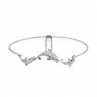 SS 925 Dolphin Bracelet