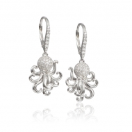 SS 925 Octopus Earrings
