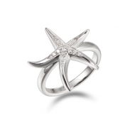 SS 925 Starfish Ring