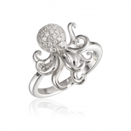 SS 925 Octopus Ring