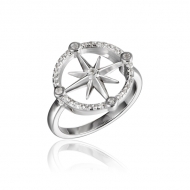 SS 925 Compass Ring