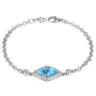 SS Diamond Bracelet