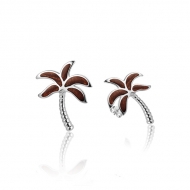 SS Palm Tree Earrings