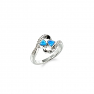 SS 925 Opal Ring #6