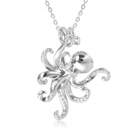SS 925 Octopus Pendant