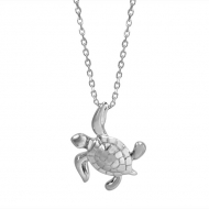 14K Turtle Necklace