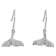 14K Whaletail Earrings
