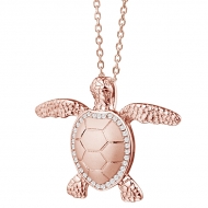 14K Turtle Pendant